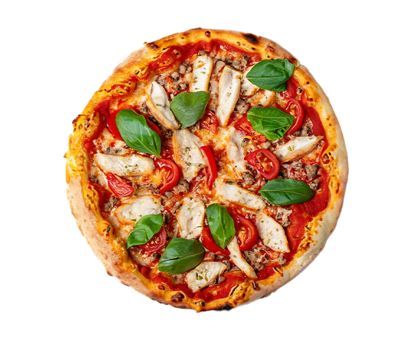 Pizzas 4 Saisons du restaurant Roza'm Pizza Tacos & Burgers Grill de 50190 Périers