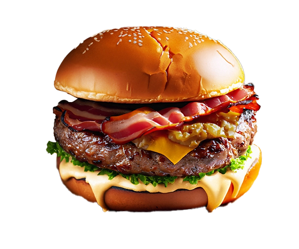 Burger Bacon du restaurant Roza'm Pizza Tacos & Burgers Grill de 50190 Périers