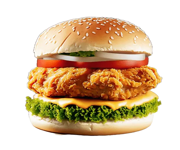 Burgers Chicken Burger du restaurant Roza'm Pizza Tacos & Burgers Grill de 50190 Périers